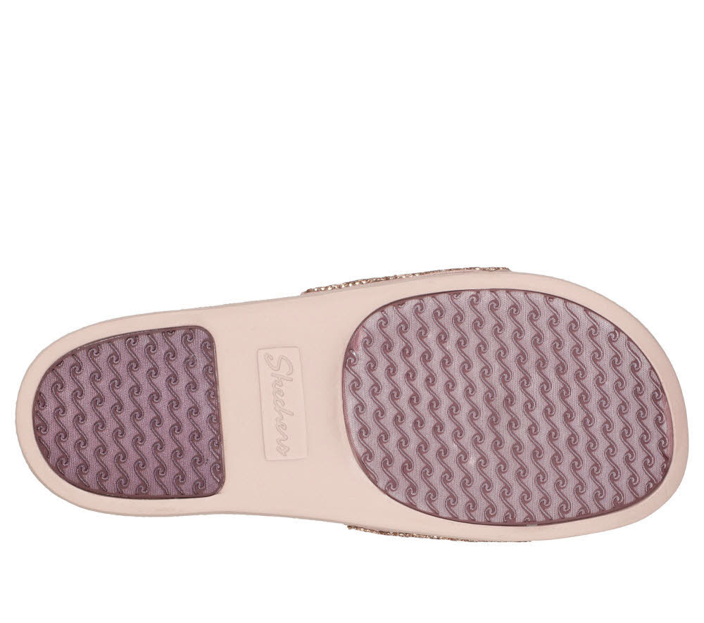 Skechers POP UPS - NEW SPARK Damen Sandalen rosa/gold