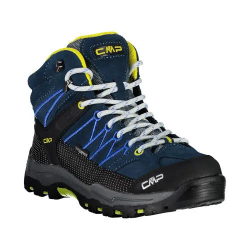 CMP KIDS RIGEL MID Jungen Trekkingschuhe mid Knöchelschutz Grip wetterfest Outdoor Bergsport blau NEU