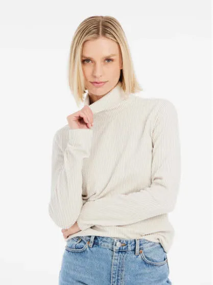 Protest PRTPEARLA Skirolli Fleecepullover Damen weiß