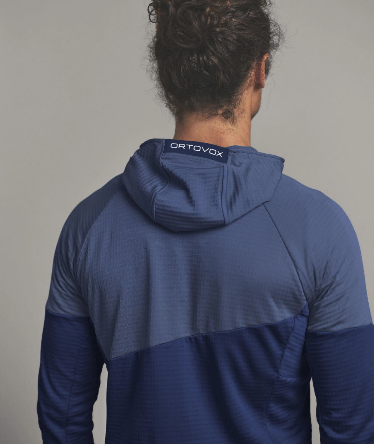 Ortovox Fleece Light Grid Hoody Herren Fleecejacke blau