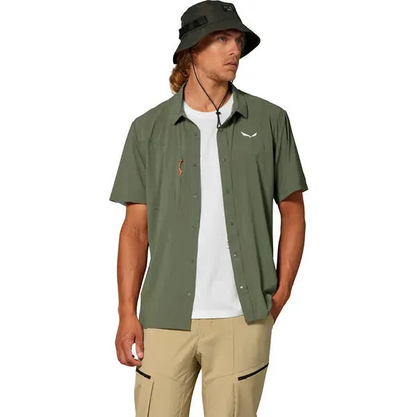 Salewa PUEZ S/S SHIRT Männer grün