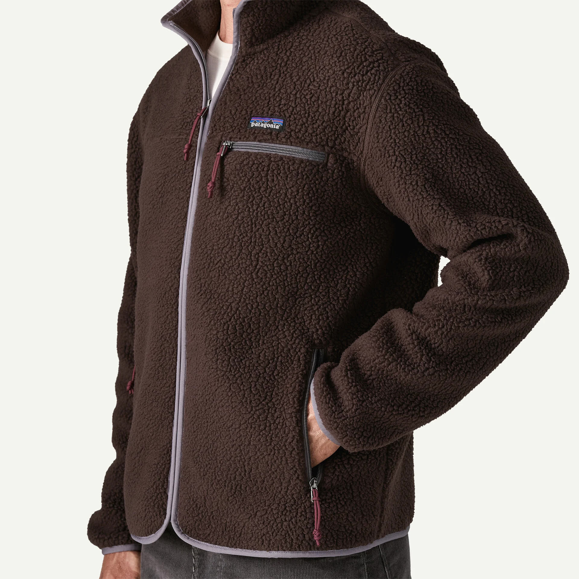 Patagonia Retro Pile Jacket Herren Fleecejacke den brown