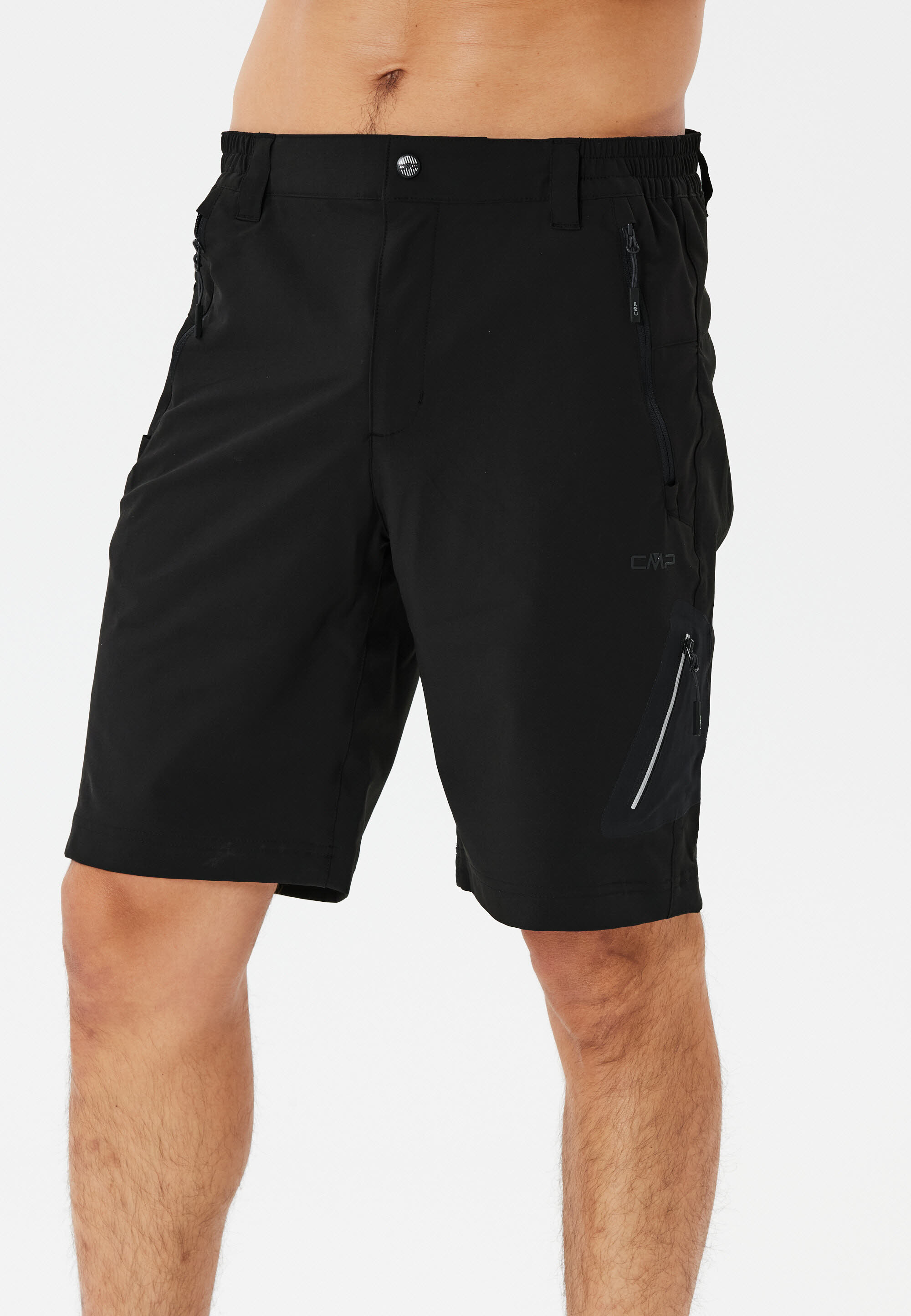 CMP Herren Bermuda Wandershorts Trekkingshorts schwarz
