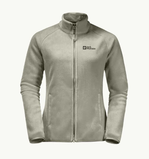 Jack Wolfskin Moonrise Fz W Fleecejacke Damen weiß