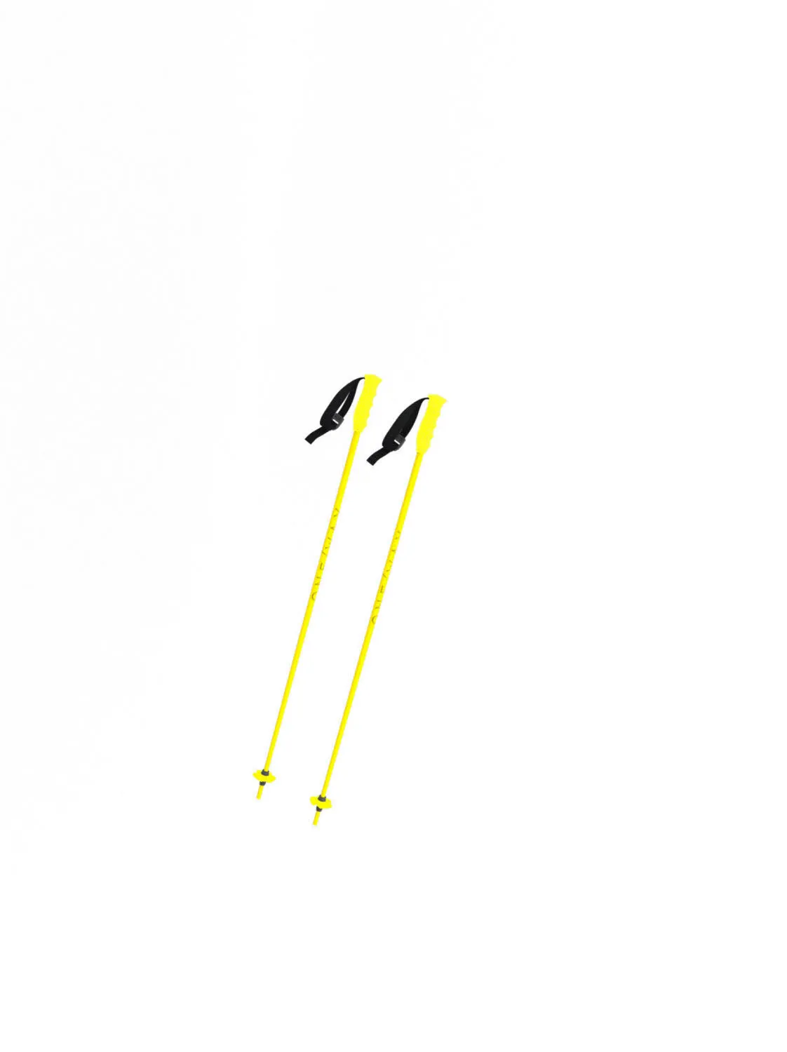 One Way JUNIOR NEON YELLOW Kinder Skistöcke Ski Poles gelb