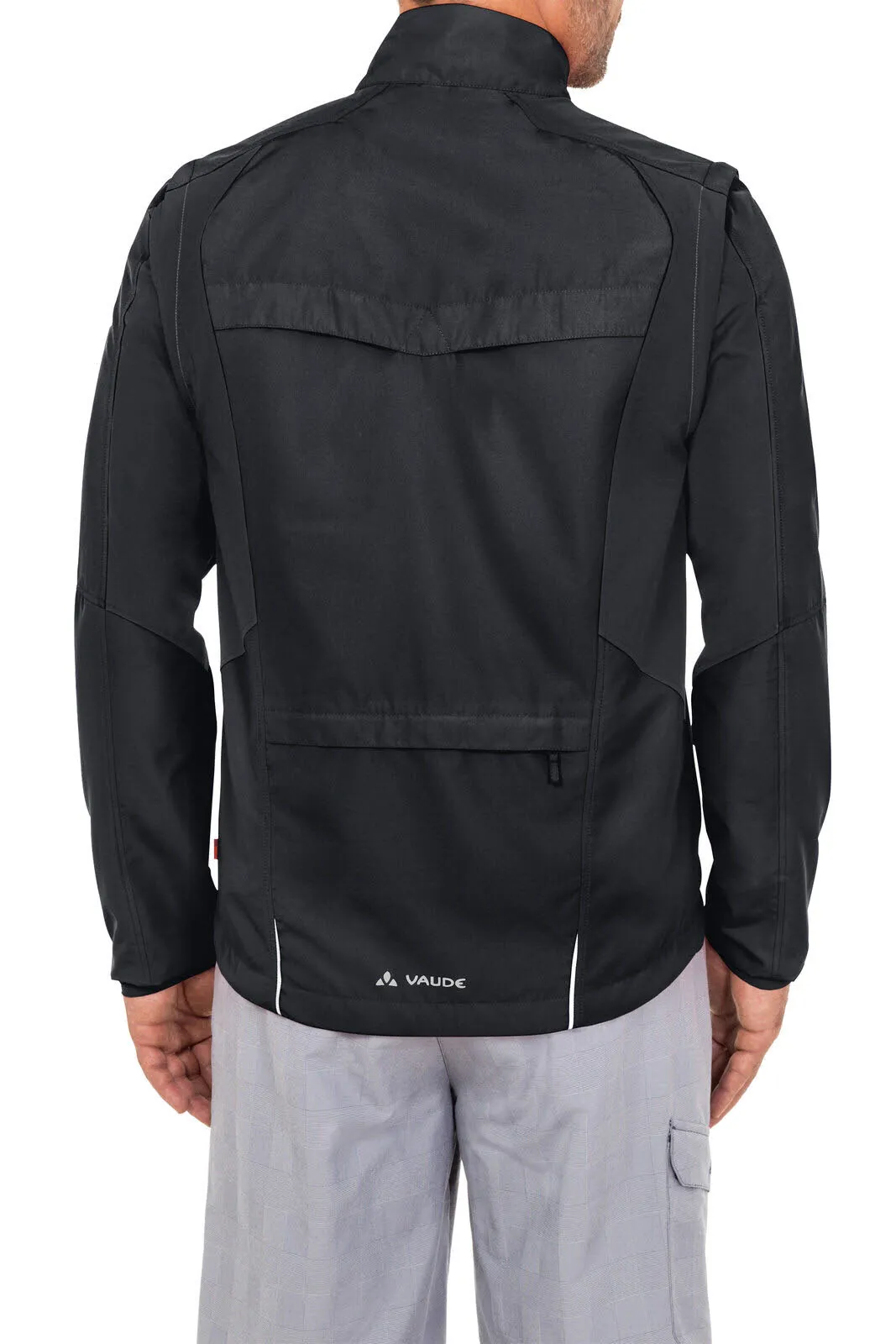 Vaude Men's Dundee Classic ZO Jacket Windjacke Radjacke Herren schwarz