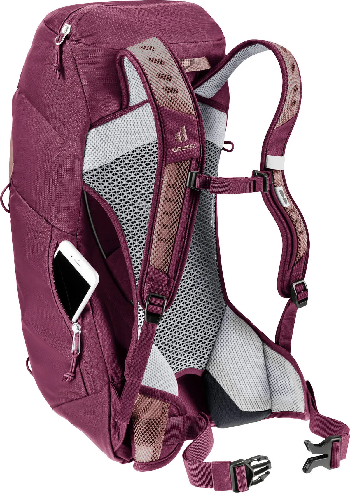 Deuter AC Lite 14 SL Wanderrucksack Damen ashrose-cassis