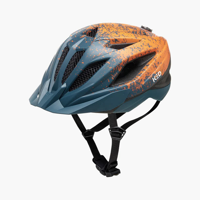 KED Street Jr. Pro Jungen Fahrradhelm orange