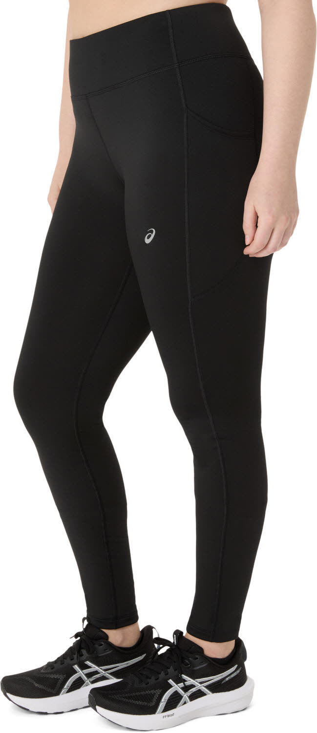 Asics CORE WINTER TIGHT Damen Laufhose Lauftight schwarz