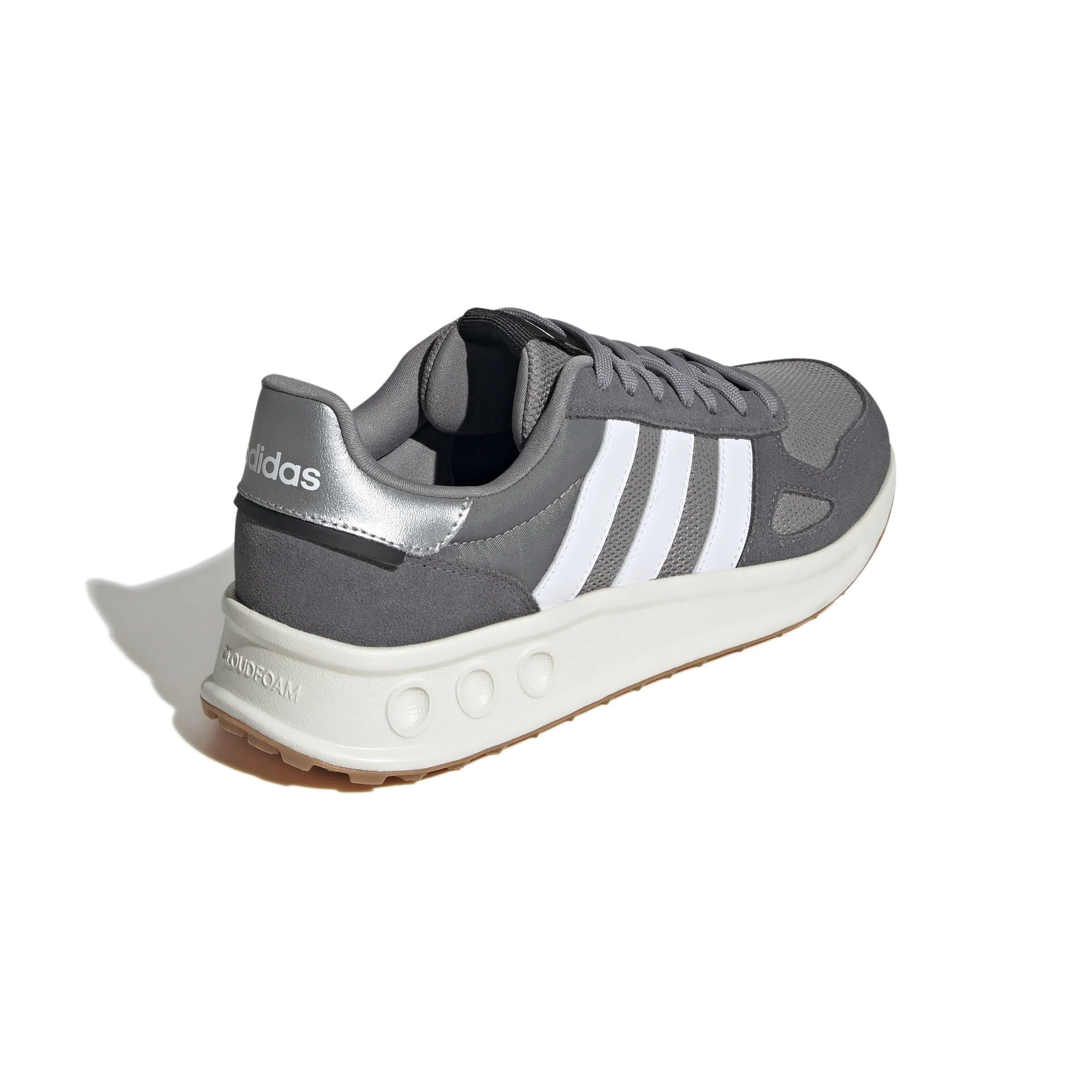 adidas RUN 84 Herren Sneaker Low sportlich Freizeitschuhe grau/weiß