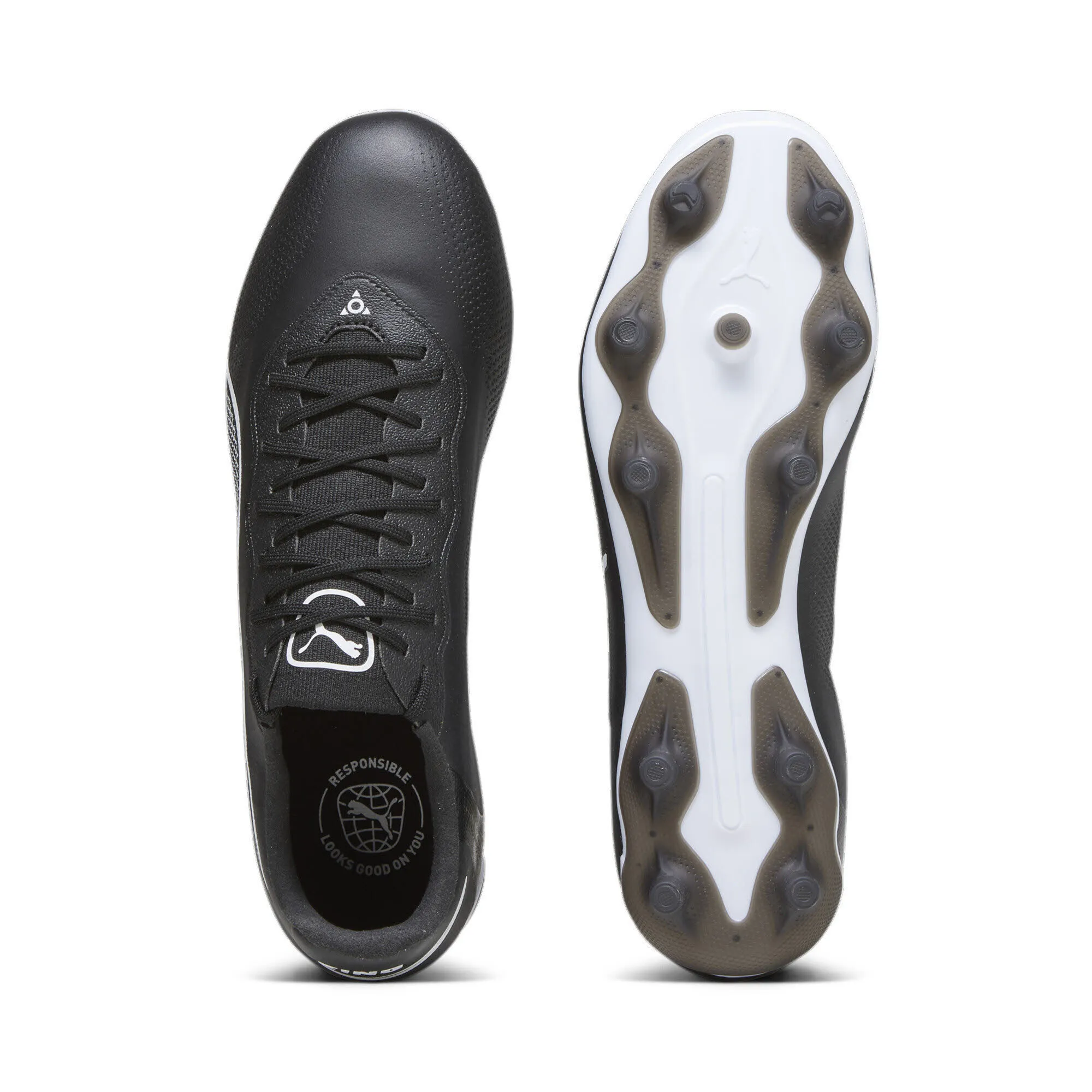 Puma King Pro FG/AG Herren Fußballschuhe Stollenschuhe schwarz