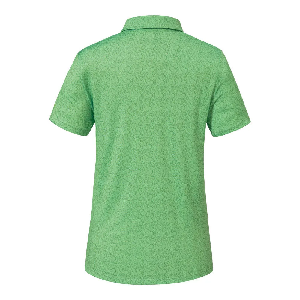 Schöffel Fraydo WMN Damen Poloshirt Polo Funktionspolo grün