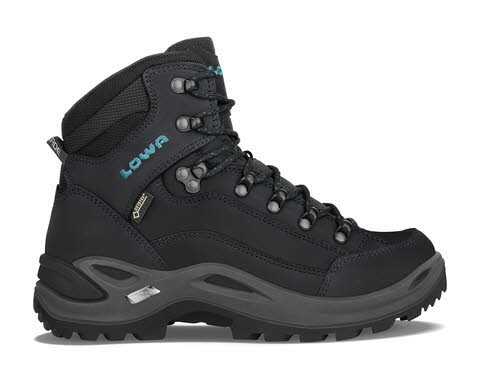 Lowa RENEGADE GTX MID Ws Trekkingschuhe Wanderschuhe Damen dunkelgrau