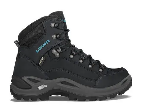 Lowa RENEGADE GTX MID Ws Trekkingschuhe Wanderschuhe Damen dunkelgrau