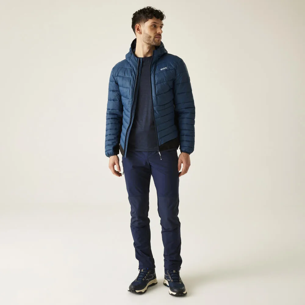 REGATTA Hooded Leedre Hybrid Daunenjacke Herren blau
