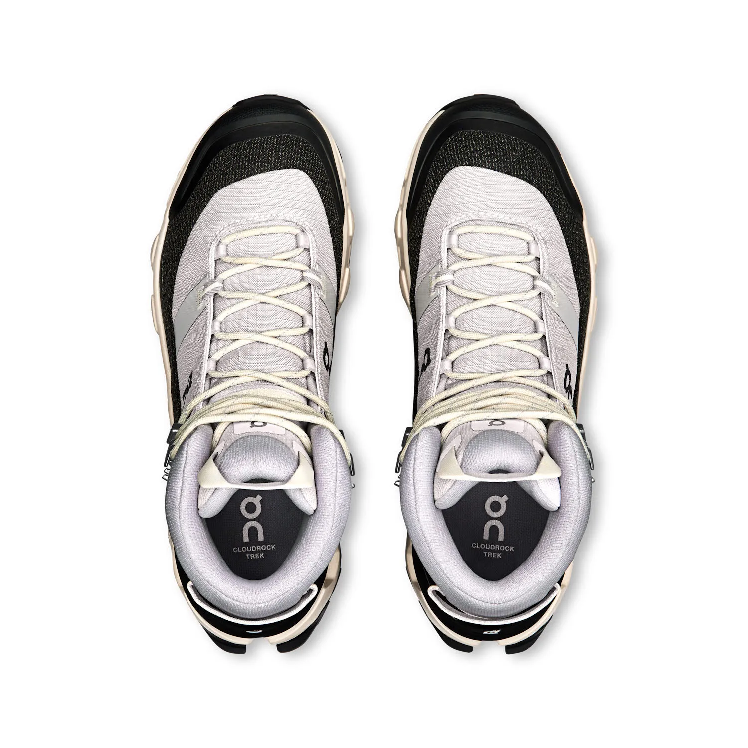 ON Cloudrock Trek WP Trekkingschuhe Wanderschuhe Damen silber weiß