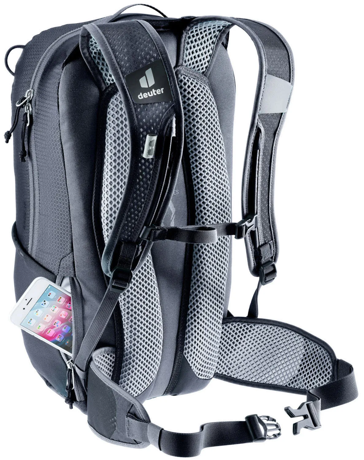 Deuter Race 16 Fahrradrucksack Freizeitrucksack schwarz