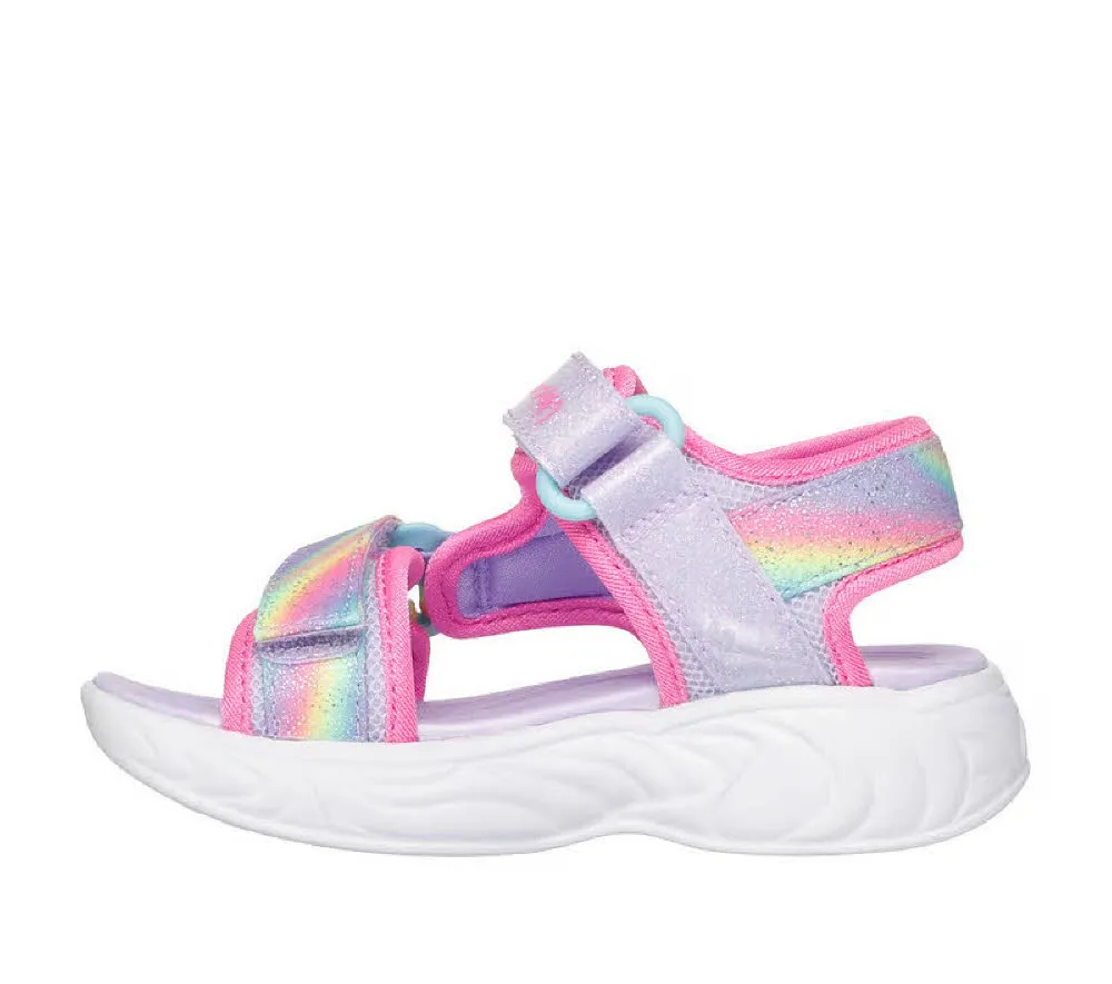 Skechers Unicorn Dreams Sandale – Verträumte Einhörner Sandaletten Mädchen violett