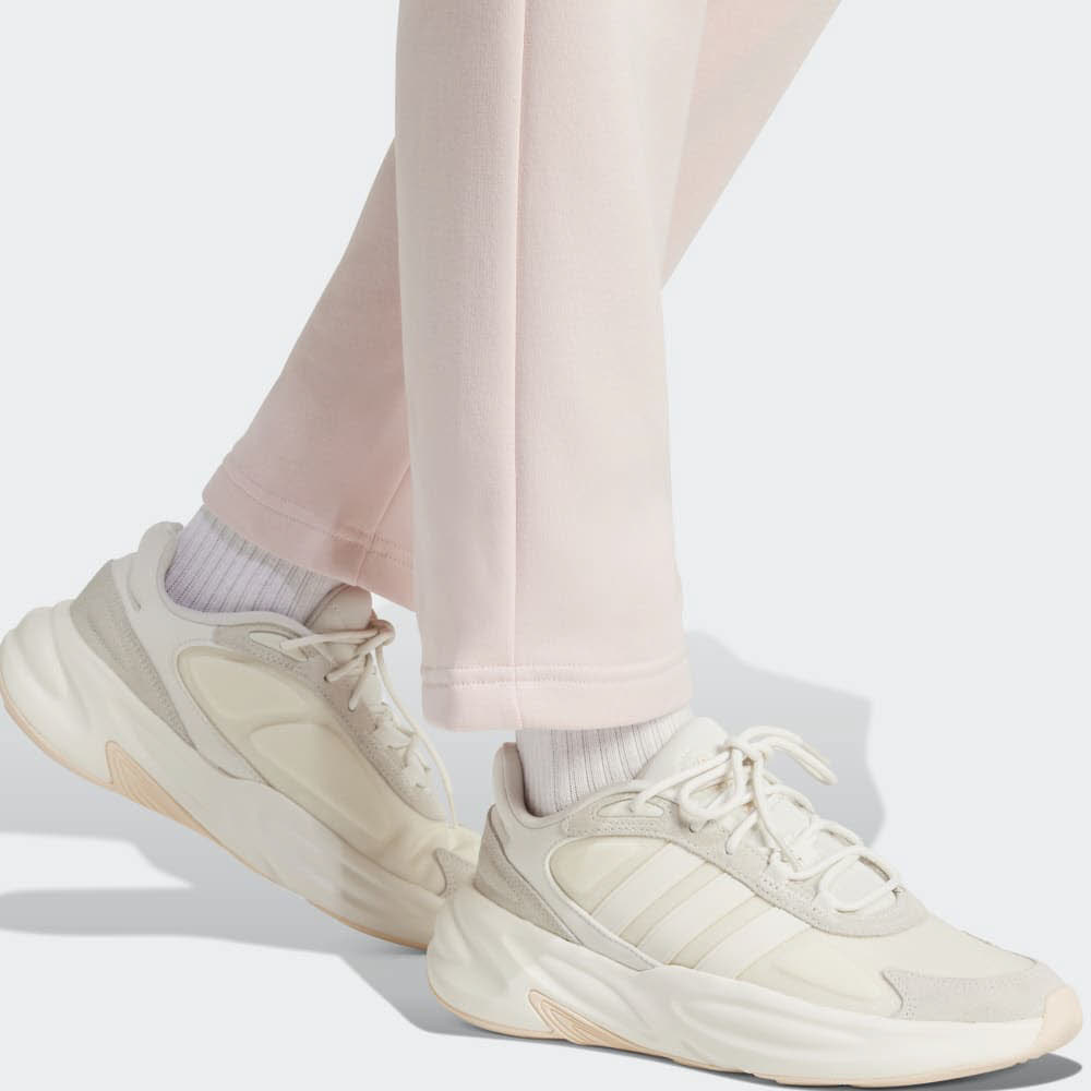 adidas ESSENTIALS SMALL LOGO FEEL COZY OPEN HEM Damen Jogginghose Trainingshose pink