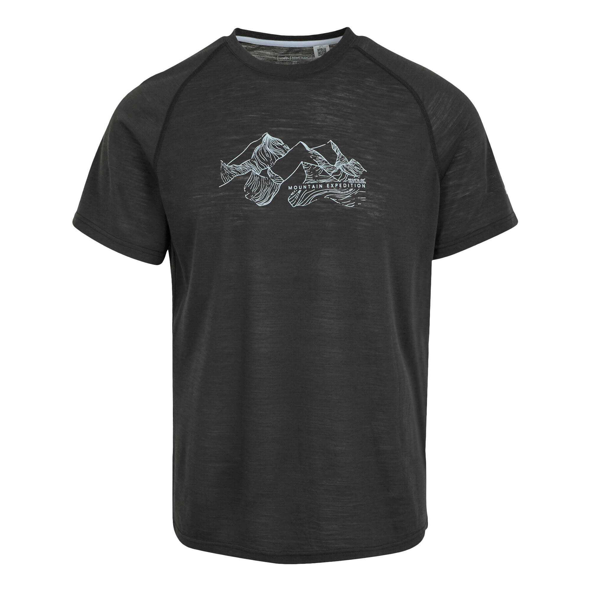 Regatta Escade T-Shirt Funktionsshirt Herren dunkelgrau