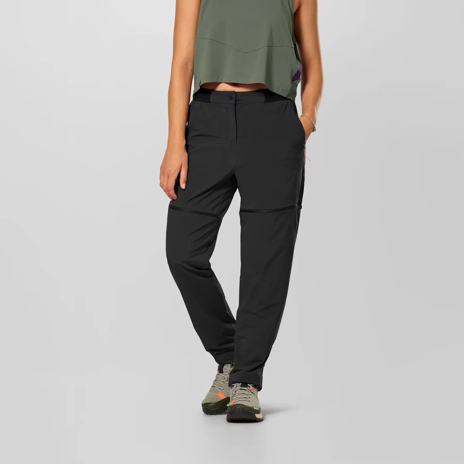 Salewa PEDROC 3 DST 2IN1 PANT W Damen Wanderhose Zip-off schwarz