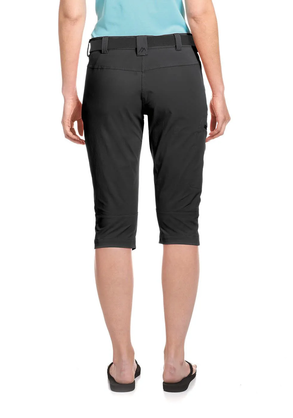Maier Sports Capri Inara Slim 3/4 Hose Damen Wandershorts Trekkingshorts schwarz