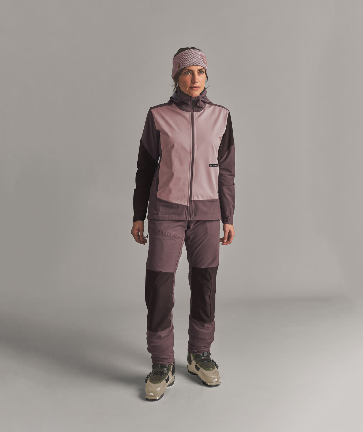 Ortovox DA ORTLER SOFTSHELL PLUS JACKET Damen chestnut Softshelljacke wasserfest