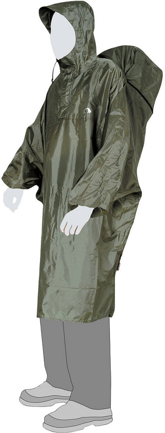 Tatonka Cape Men "XS" Herren Regenponcho Regencape Rucksackschutz cub NEU