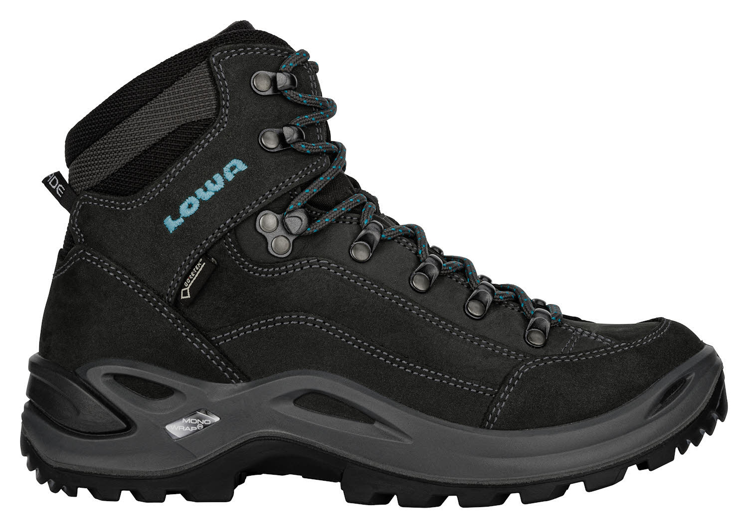 Lowa RENEGADE GTX MID Ws Trekkingschuhe Wanderschuhe Damen dunkelgrau