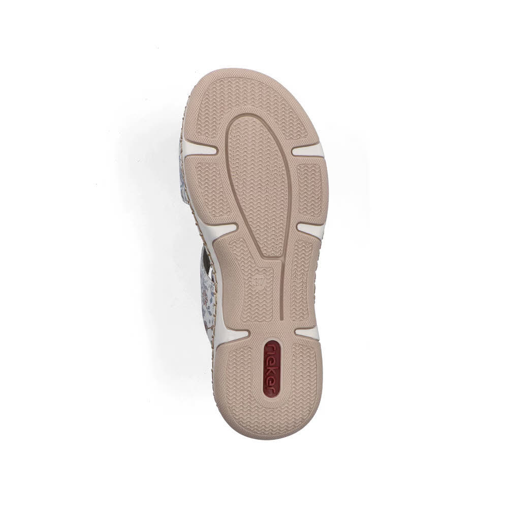 Rieker FSK Damen Sandalen Pantoletten bunt
