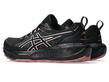 Asics GEL-SONOMA 8 GTX Damen Laufschuhe Trailrunning-Schuhe schwarz/orange