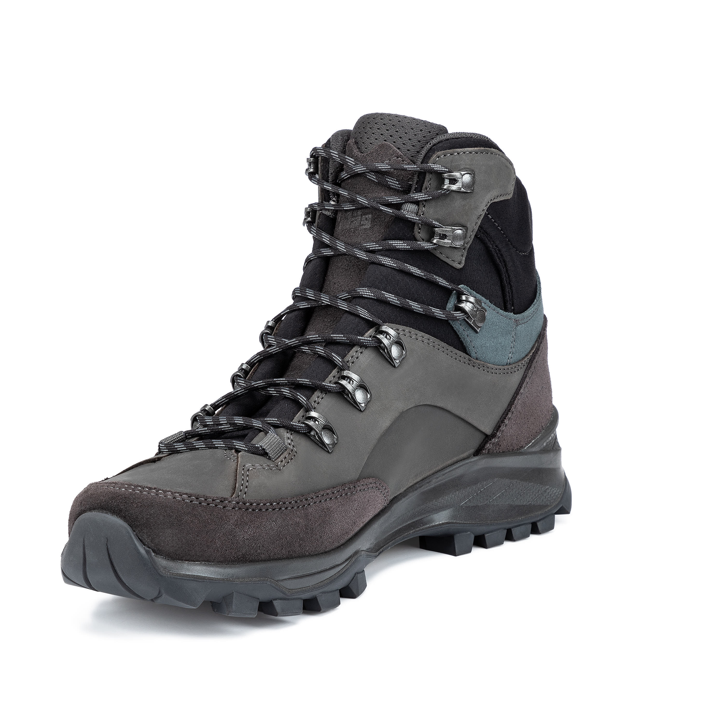 Hanwag Banks LL Wanderschuh Trekkingschuh High Herren dunkelgrau dunkelbraun