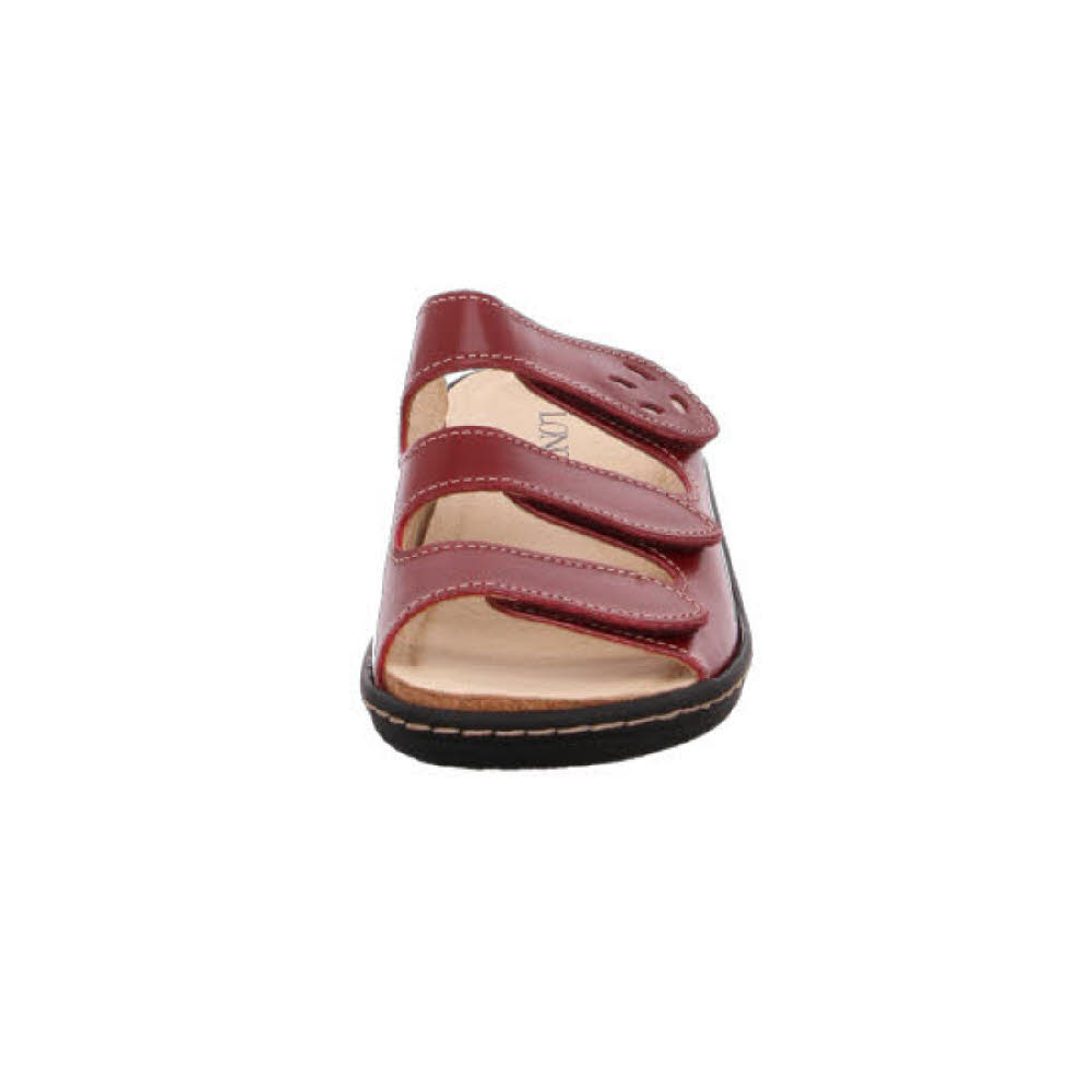 Longo Beq-Pantl-Wörishf-30 Damen Hausschuhe Pantoletten Sandalen rot NEU