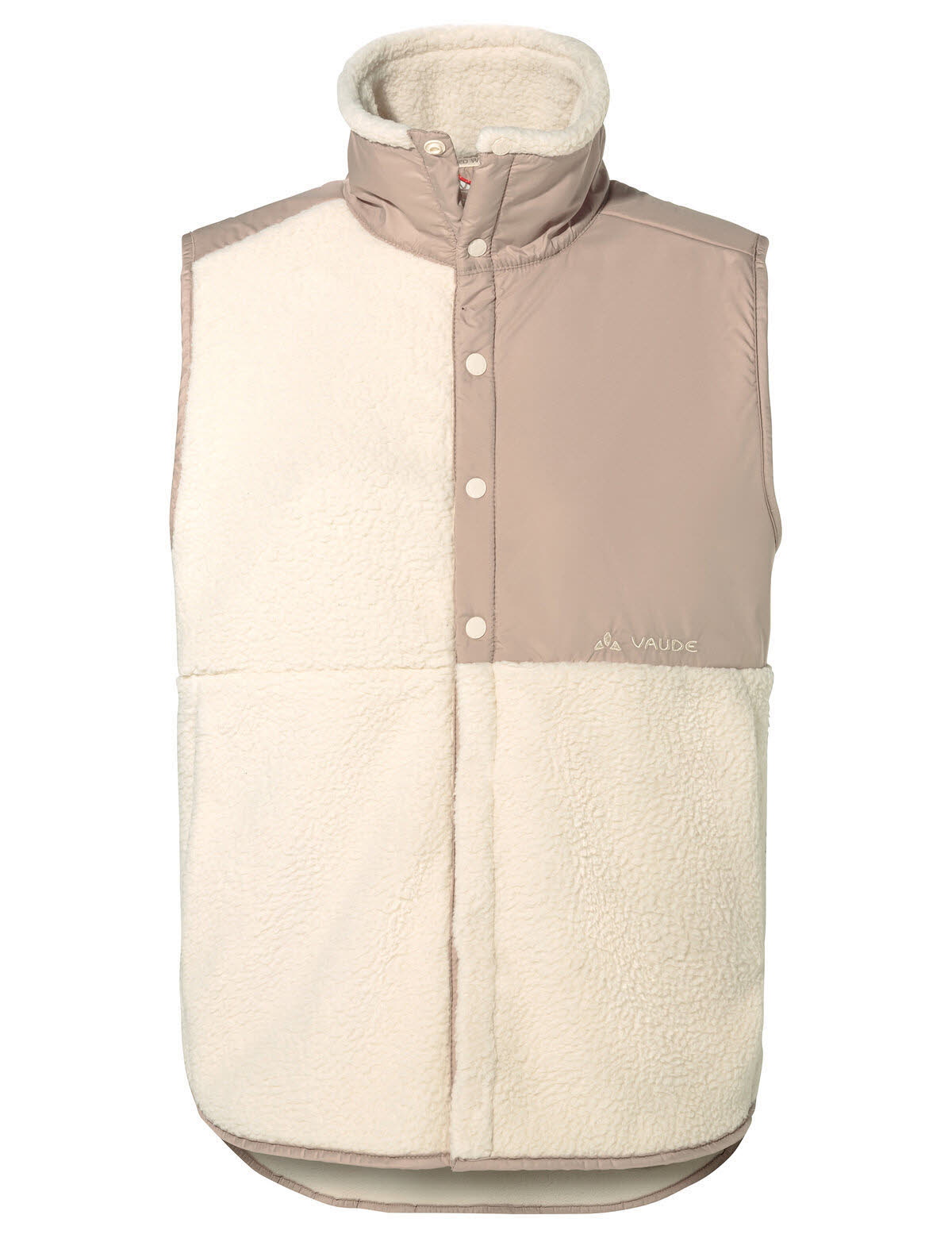 Women's Najun Fleece Vest ecru Damenweste ärmellos weiß