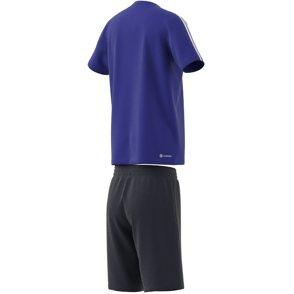 adidas Train Essentials AEROREADY 3-Streifen Regular-Fit Training Set Kinder blau