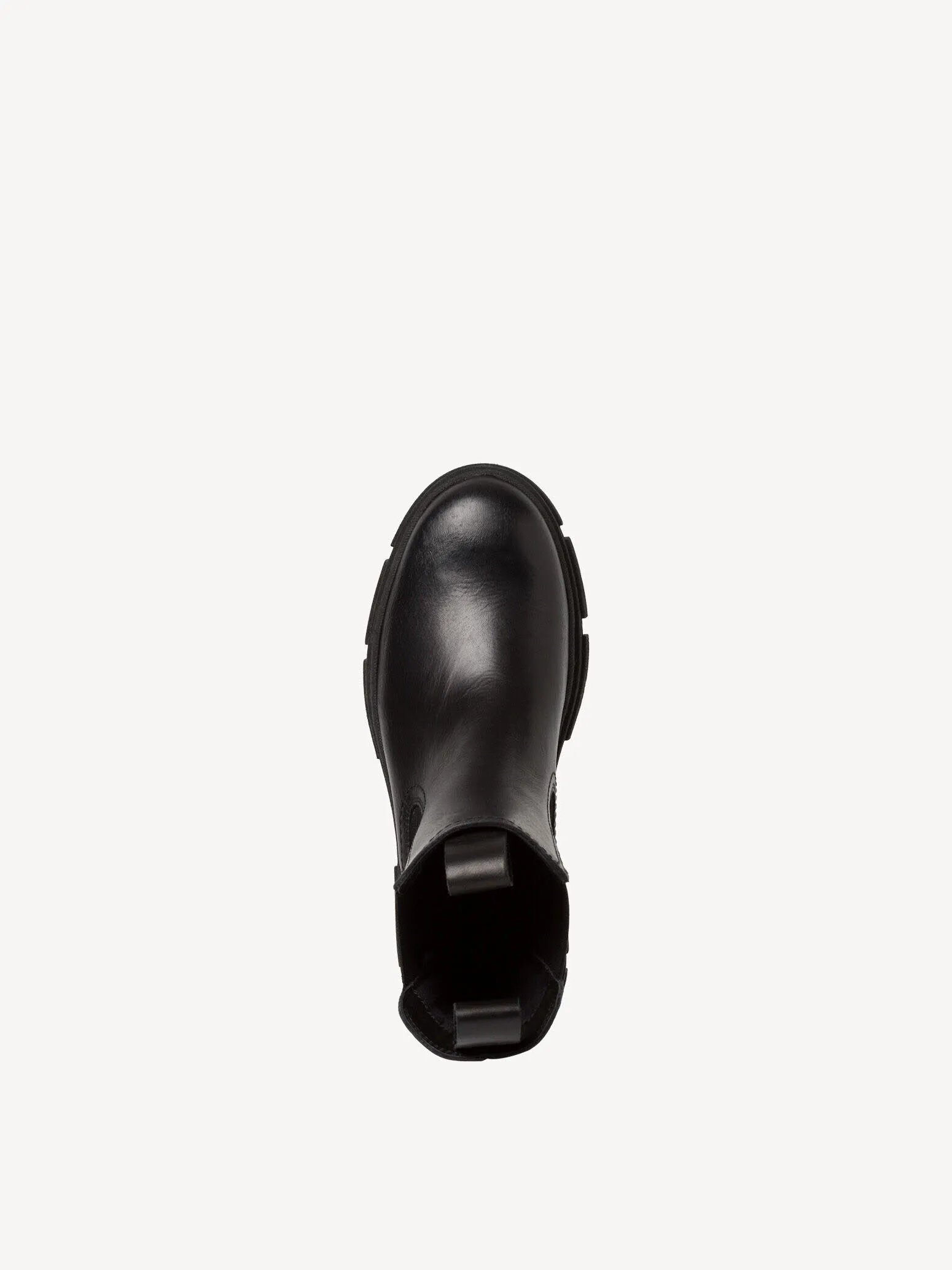 Tamaris Damen Stiefelette Chelsea Boot Leder schwarz