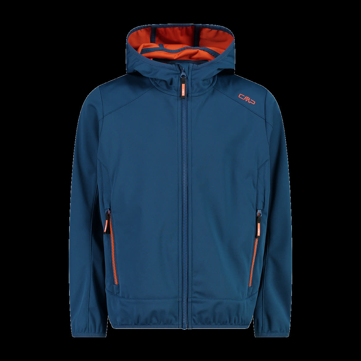 CMP Kinder Kapuzenjacke Softshelljacke dunkelblau