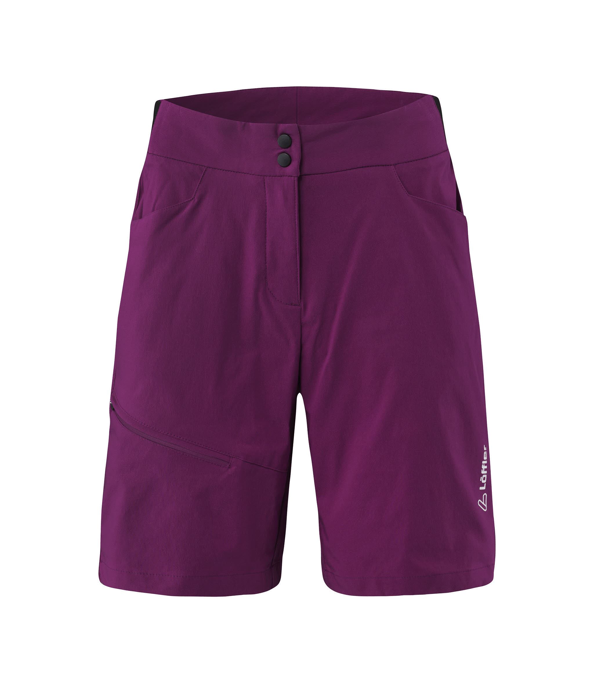 Löffler BIKE SHORTS COMFORT-E CSL Damen Radhose Bordeaux