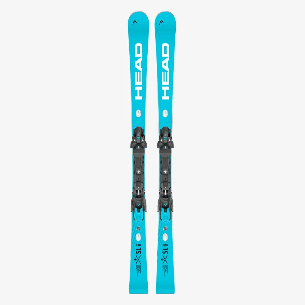 Head Worldcup Rebels e-SL PRO SW + FF16 ST Racecarver Ski Experten 24/25 blau