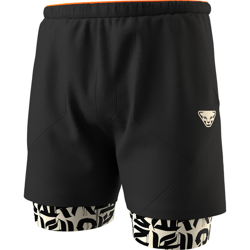 Dynafit TRAIL 2IN1 SHORT M Herren Laufshorts Trailrunningshorts schwarz
