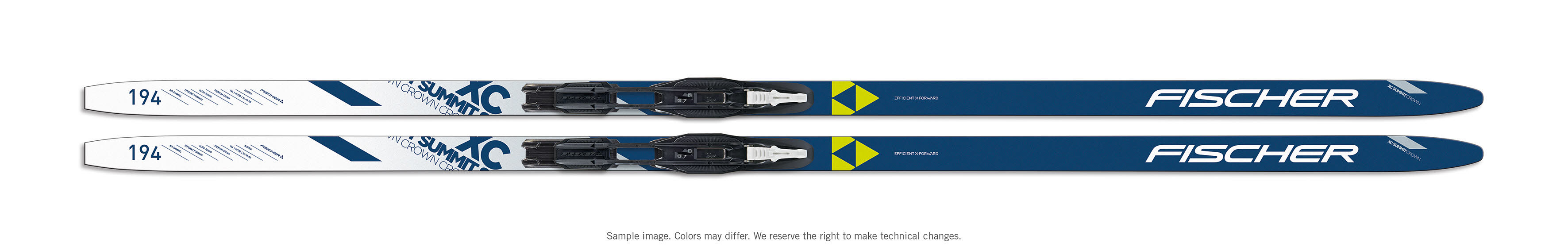 Fischer Summit Crown Blue EF Mounted Herren Langlaufski inkl. Bindung blau
