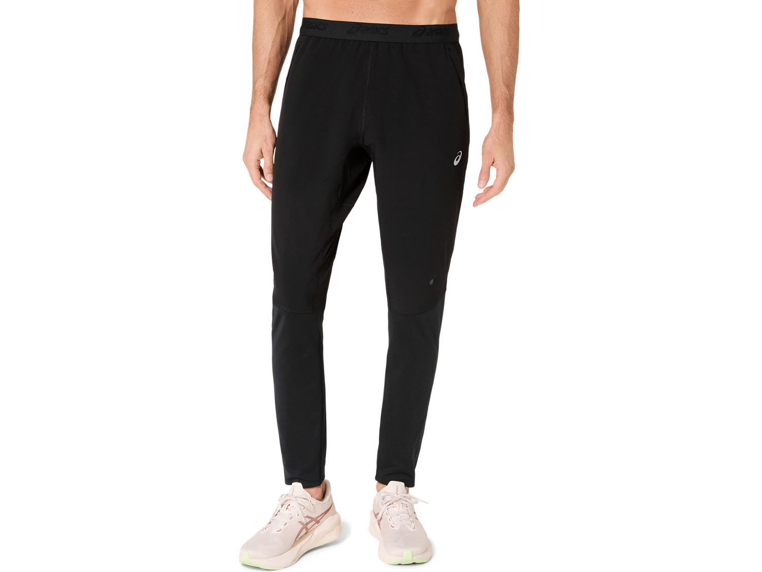 Asics ROAD WINTER PANT Herren Laufhose Lauftight schwarz