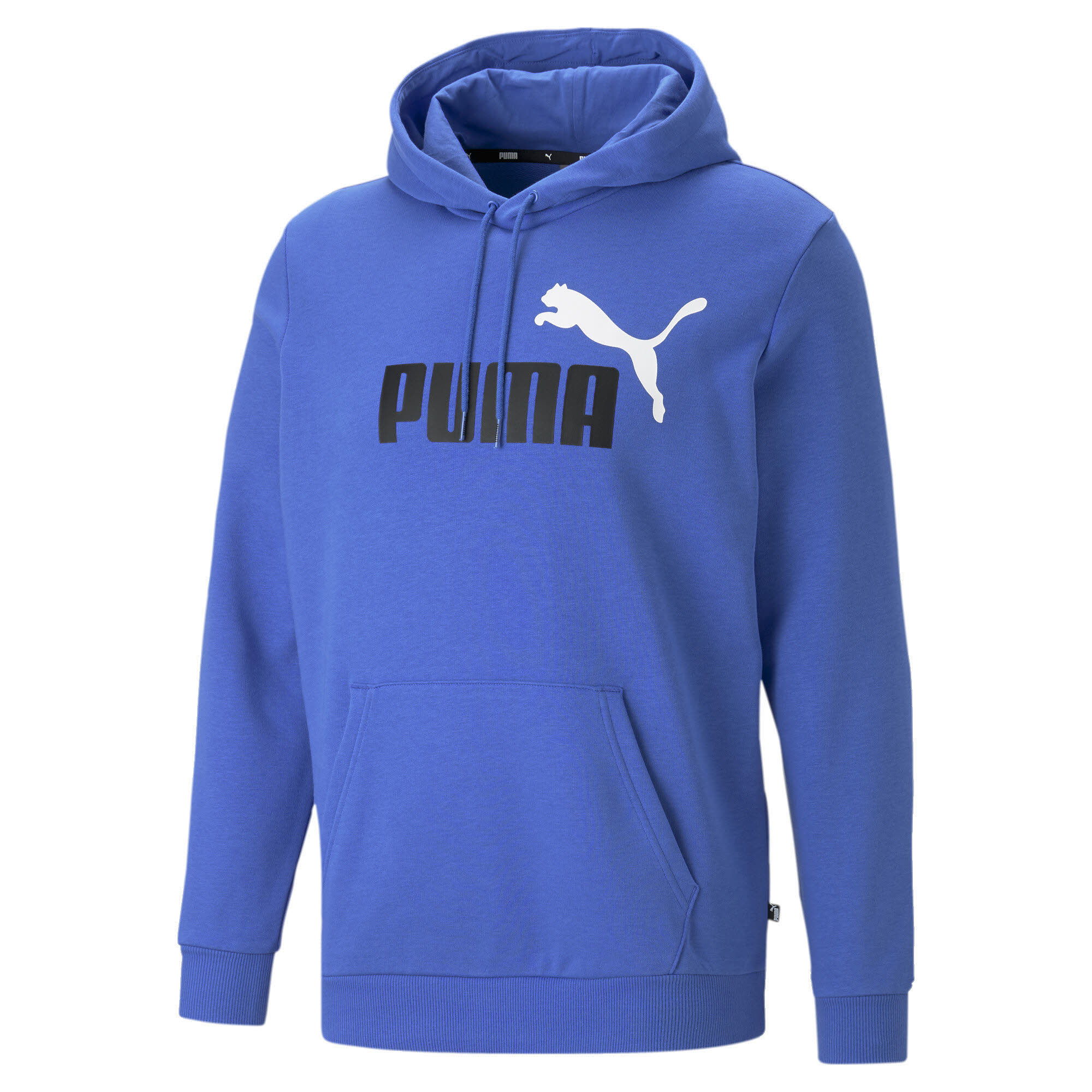 Puma ESS+ 2 Col Big Logo Hoodie TR Herren Kapuzenpullover blau