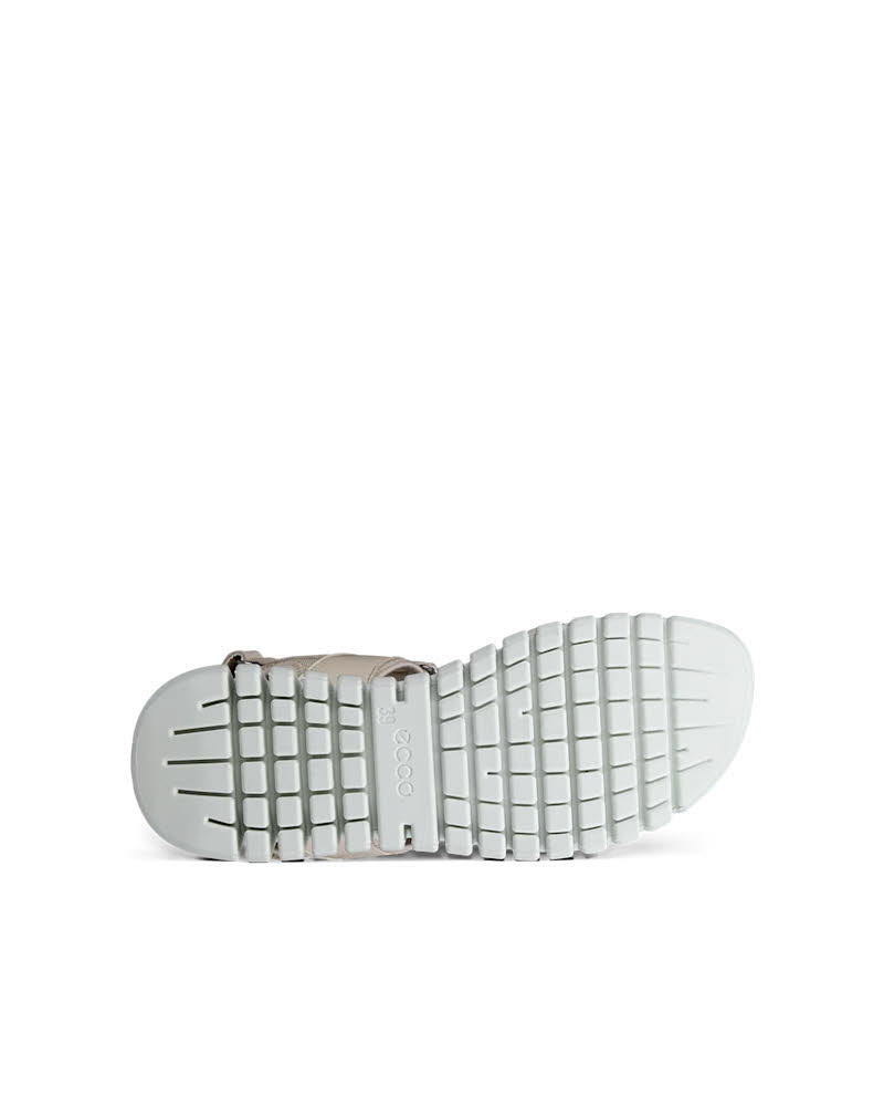 ECCO GRUUV SOL LEA Damen Sandalen Modeschuhe beige