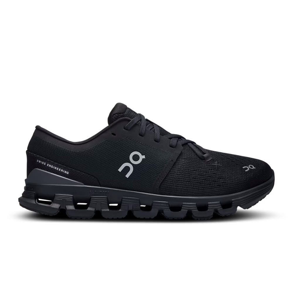 ON Cloud X 4 Damen Freizeitschuhe Sneaker schwarz
