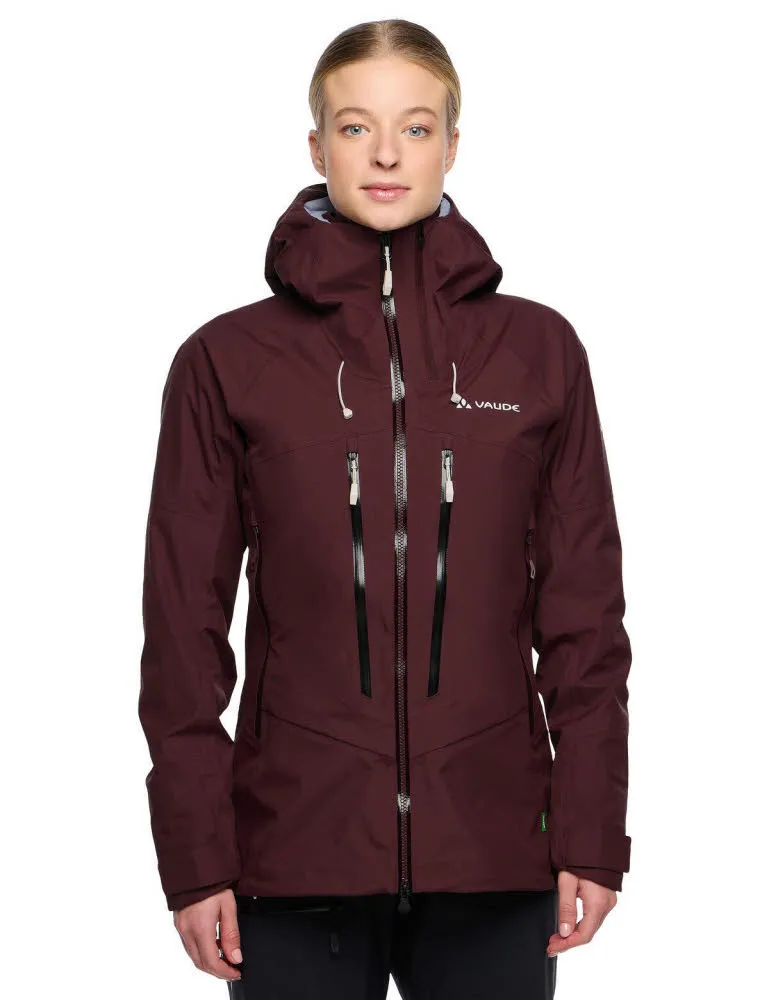VAUDE Monviso 3L Jacket Damen Skijacke rot