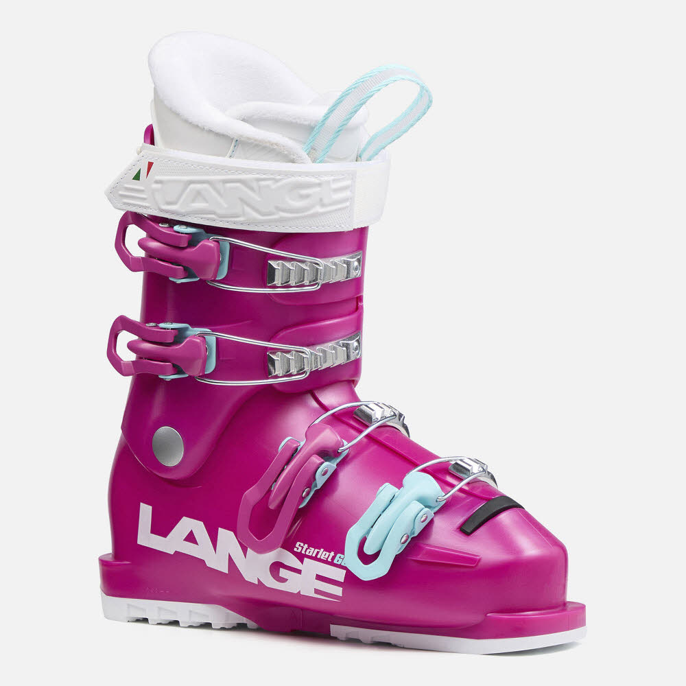 Lange STARLET 60 Mädchen Skischuhe Skiboots white/star pink