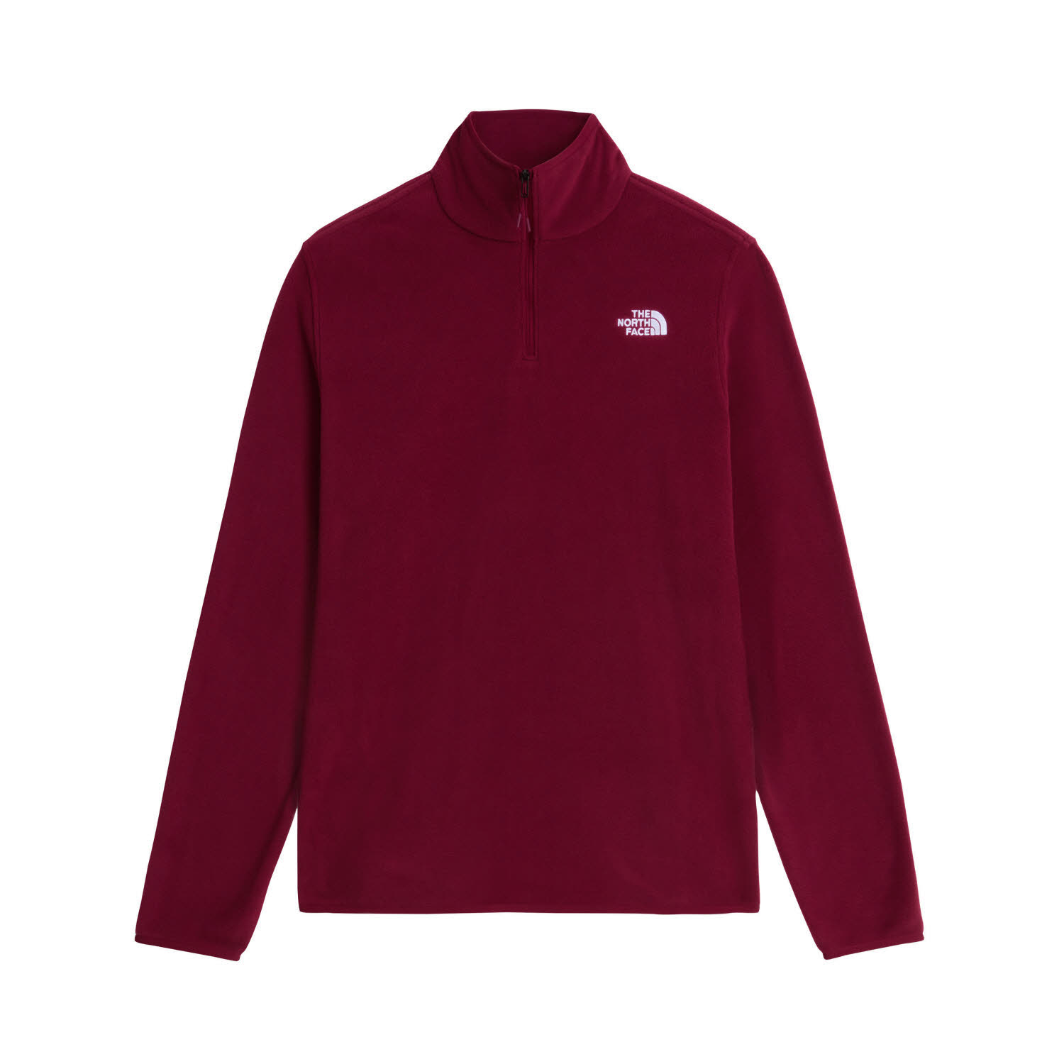 The North Face Glacier Fleece 1/4 Zip Damen Midlayer Zipoberteil rot