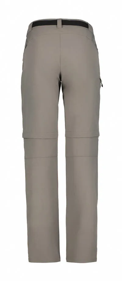 Icepeak Blocton Hose Zip-Off Wanderhose Damen grau