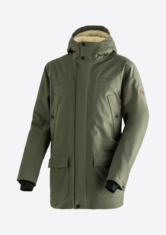 Maier Sports SENNE Freizeitjacke Winterjacke Herren dunkelgrün